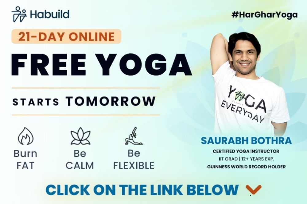 FREE YOGA | 21 Days Online :I’m inviting you to join  Biggest YOGA Community