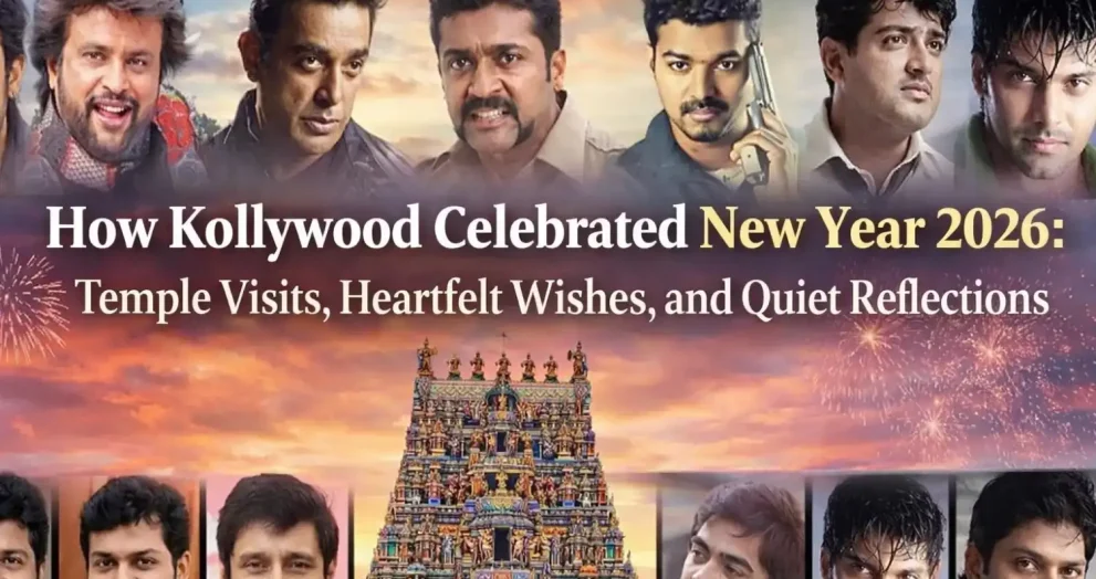 How Kollywood Celebrated New Year 2026: Temple Visits, Heartfelt Wishes, and Quiet Reflections