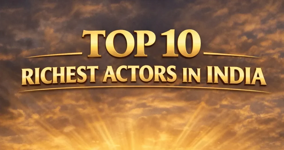 Top 10 richest actors in India. (TOI)
