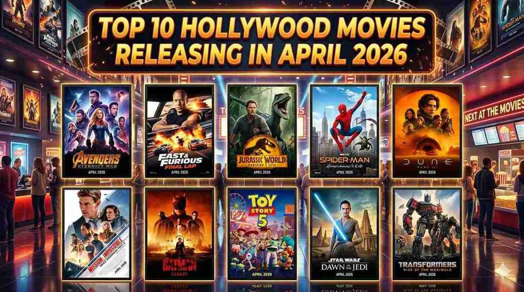 Top 10 Hollywood Movies Releasing in April 2026