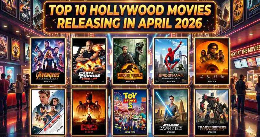 Top 10 Hollywood Movies Releasing in April 2026