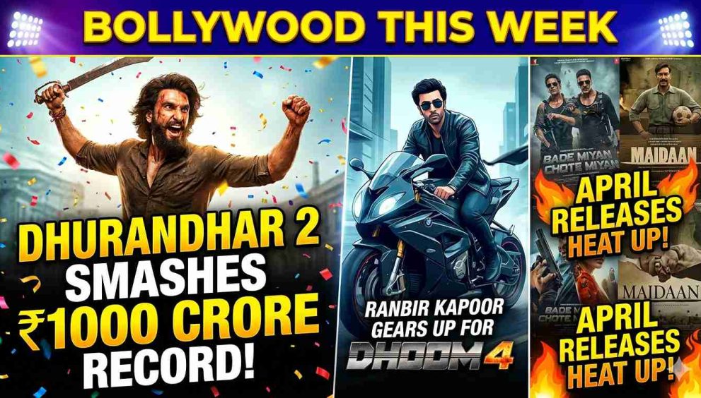 Bollywood Weekly: Dhurandhar 2 Hits ₹1000 Cr Mark