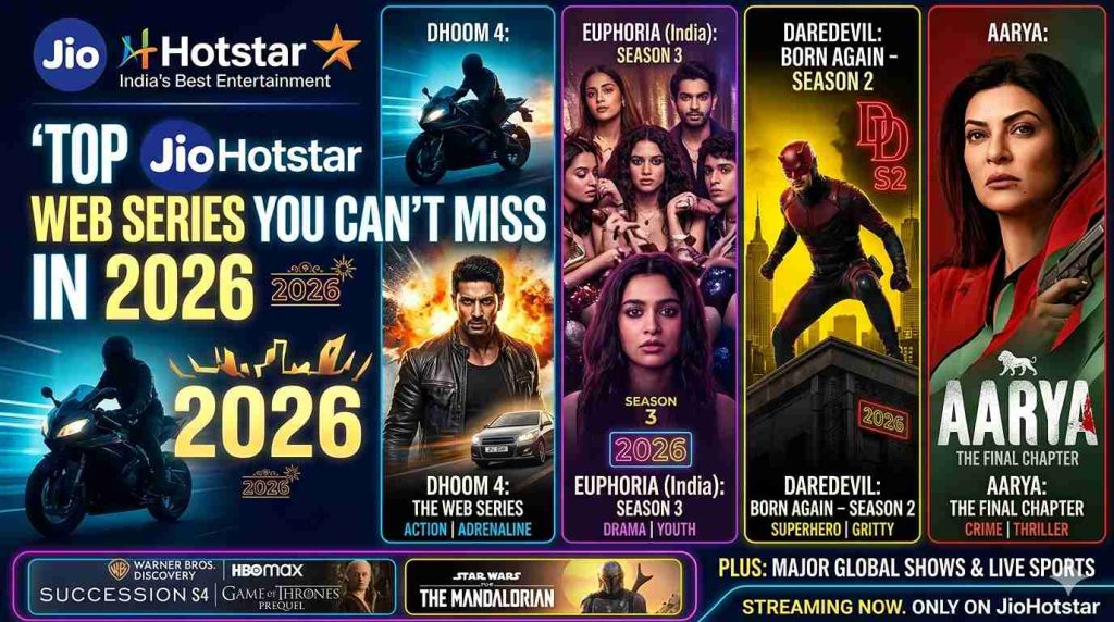 Top JioHotstar Web Series You Can’t Miss in 2026