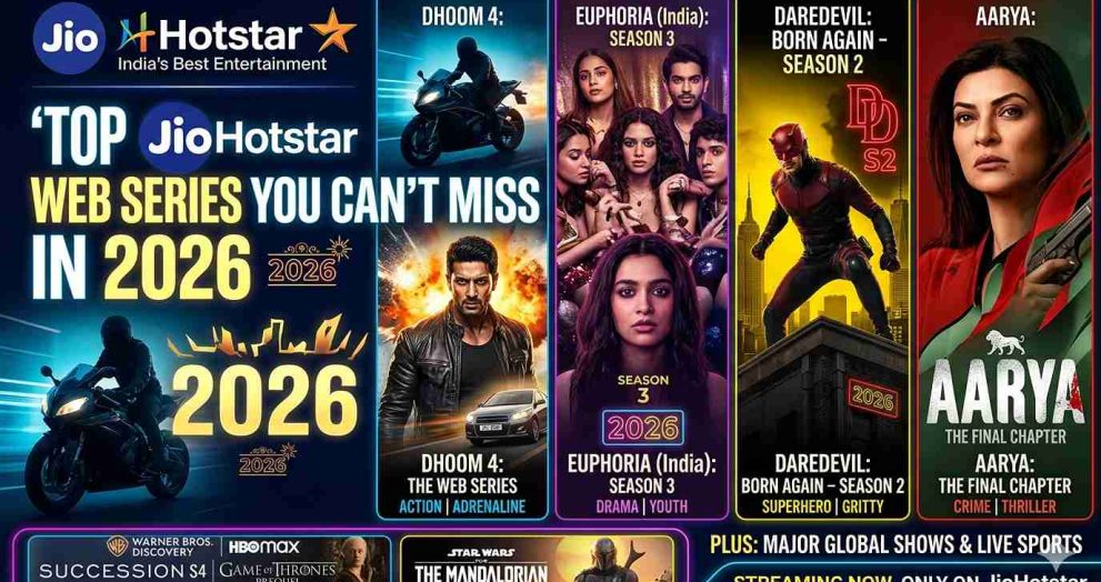 Top JioHotstar Web Series You Can’t Miss in 2026