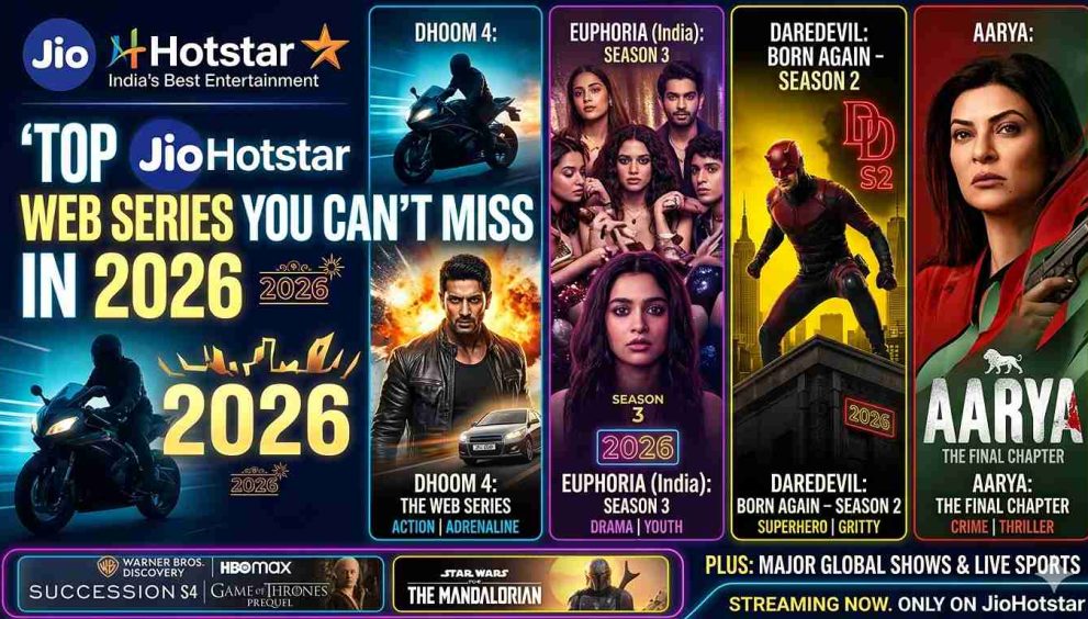 Top JioHotstar Web Series You Can’t Miss in 2026